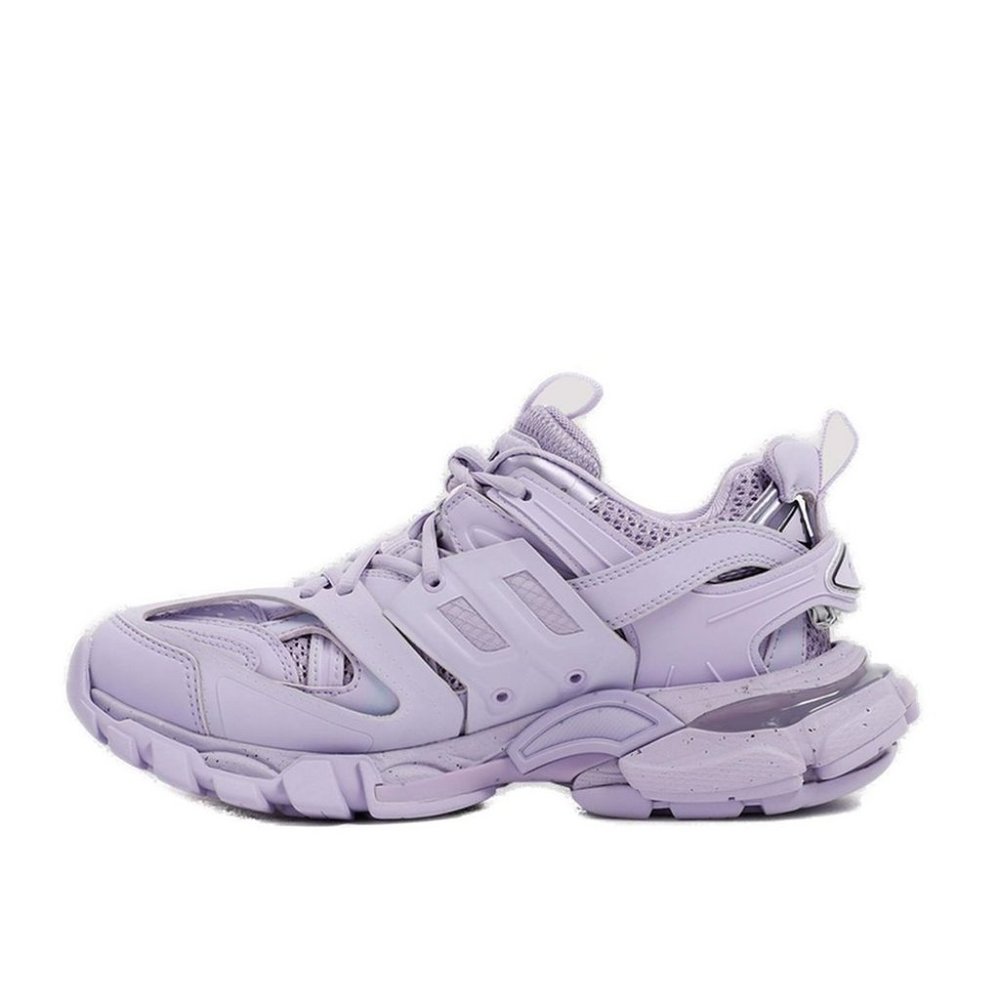 Balenciaga Women's Mesh Track Sneakers in Lilac Purple - Picture 3 of 3